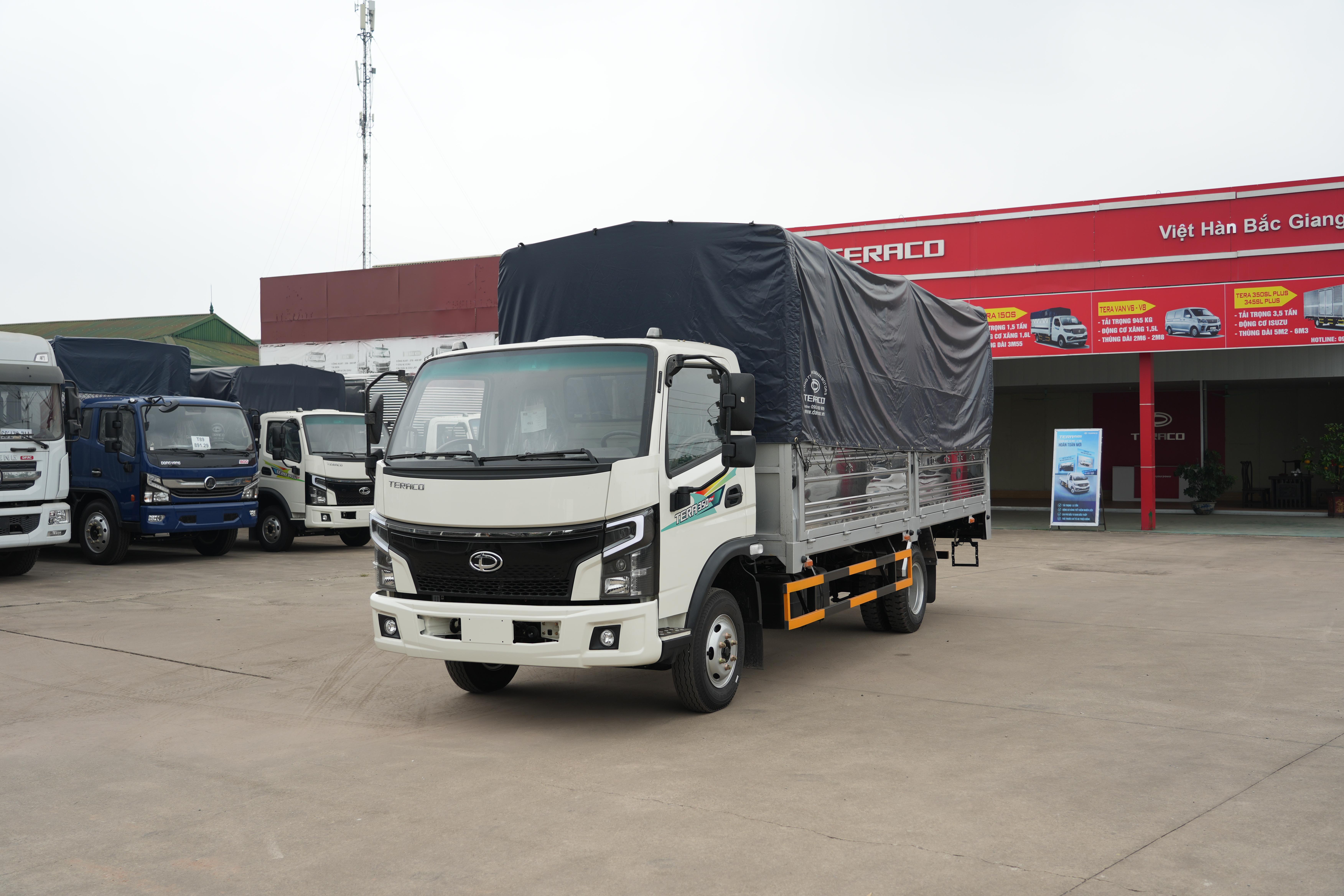 Tera 350 SL Plus – Xe tải 3.5 tấn thùng dài 5m2, giải pháp vận chuyển tối ưu tại Bắc Giang – Bắc Ninh – Thái Nguyên – Lạng Sơn