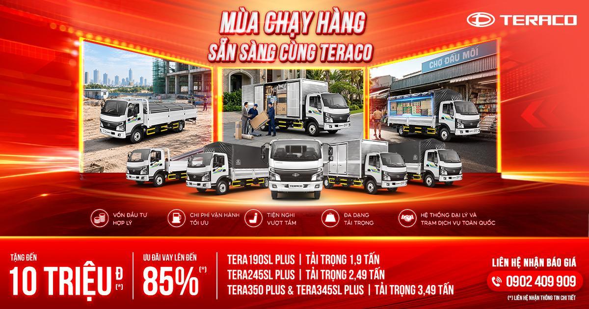 tải nhẹ máy dầu teraco 630
